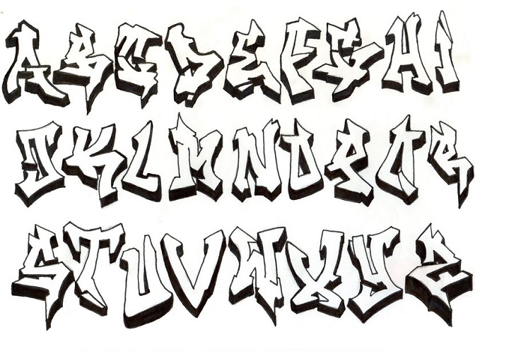 Graffiti Buchstaben In 3d Graffiti Schrift Und Bilder