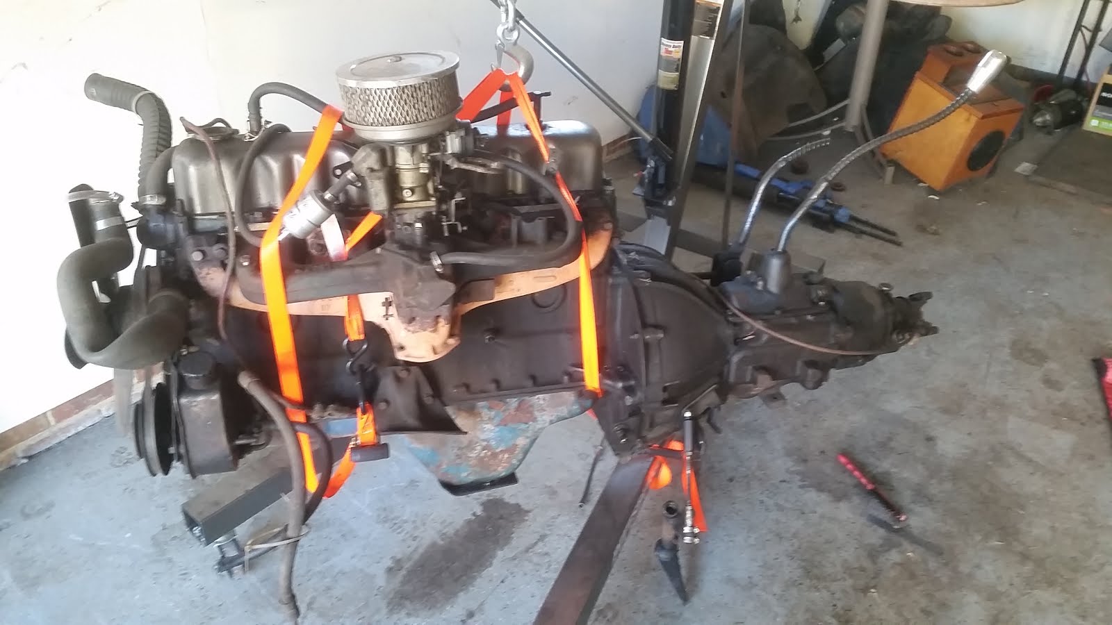 1979 CJ7 Restoration Engine, Transmission, Transfer case Part 1