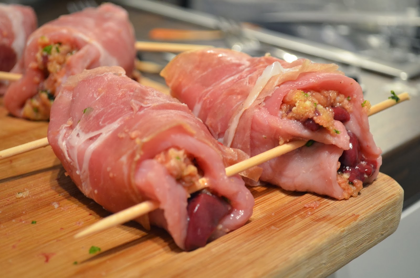 Veal Involtini Stuff and Spice