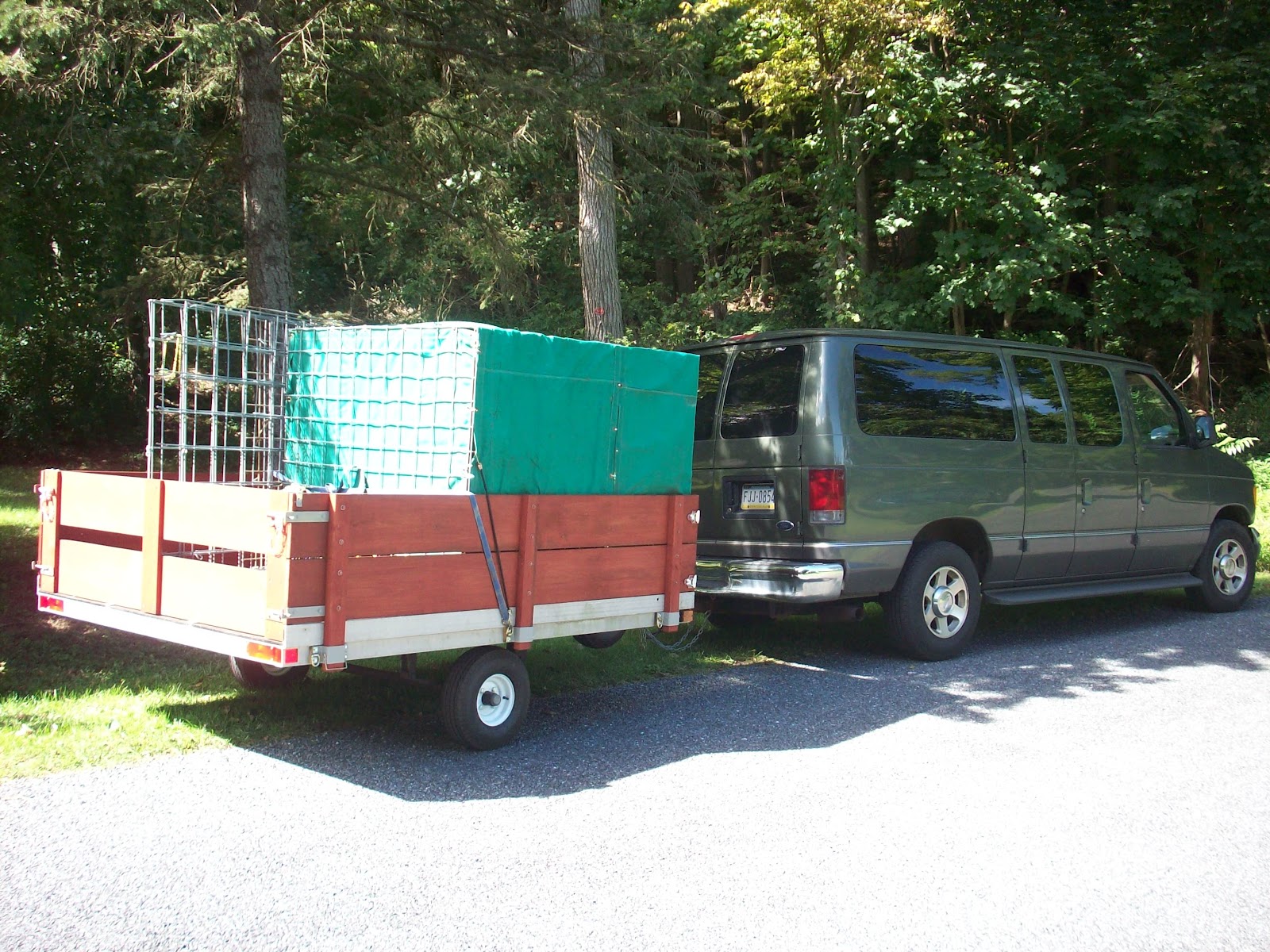 4 acres and a stream The goats are here! (And how to build a transport