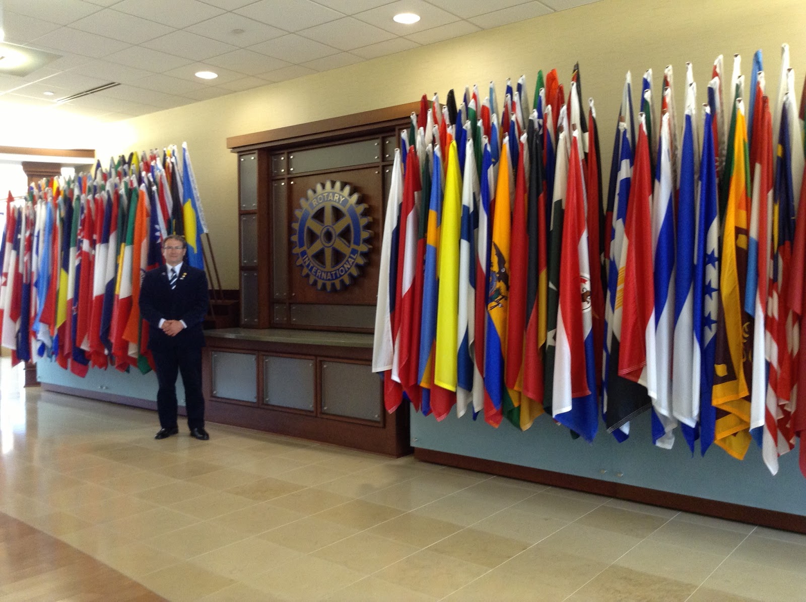 IGE 2013 ARGENTINA USA visiting Rotary International Headquarters