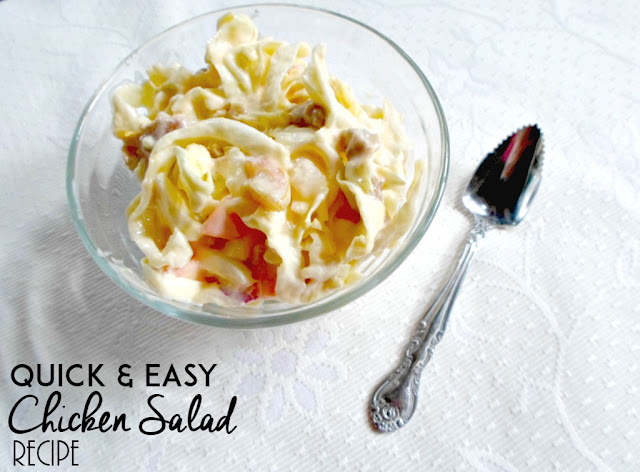 quick and easy chicken salad recipe