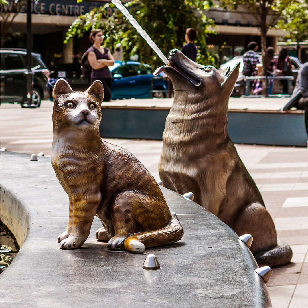 Lisa's World TORONTO, ONTARIO Berczy Park Dog Fountain