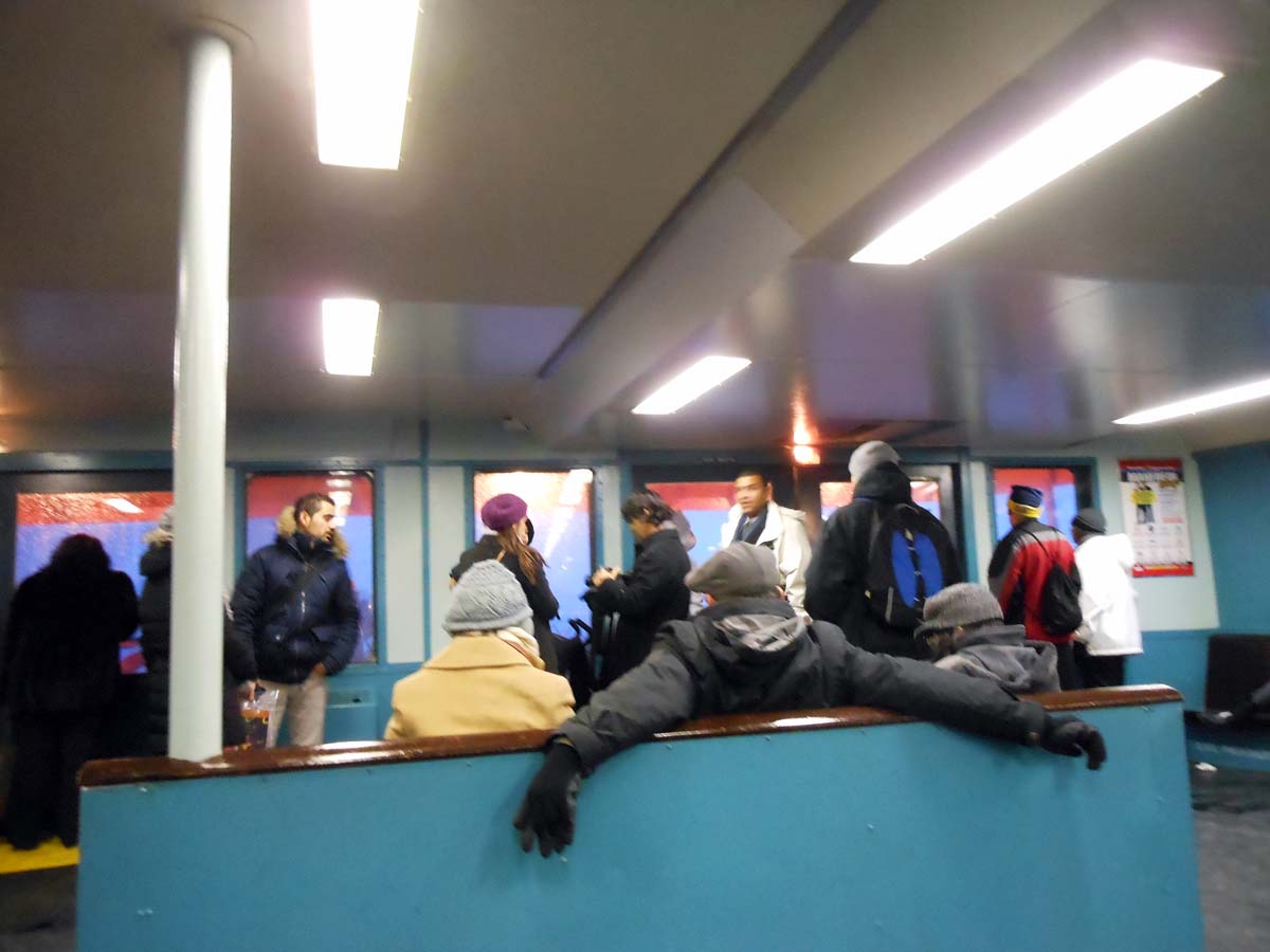 Quotidian New York (1) Staircase nonsequitors, (2) a trip to Staten