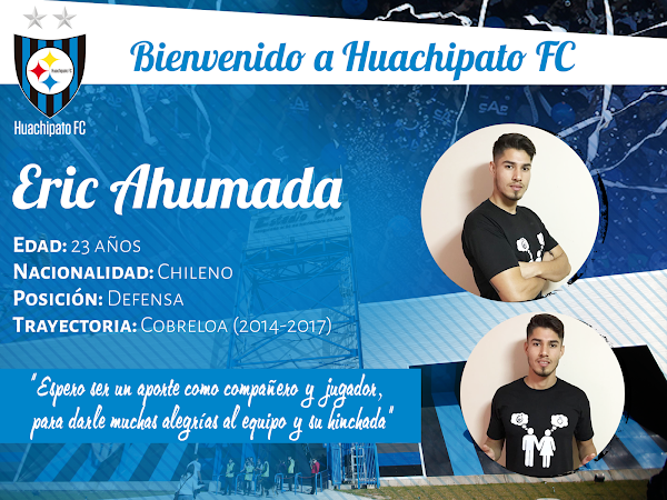 Oficial: Huachipato firma a Eric Ahumada