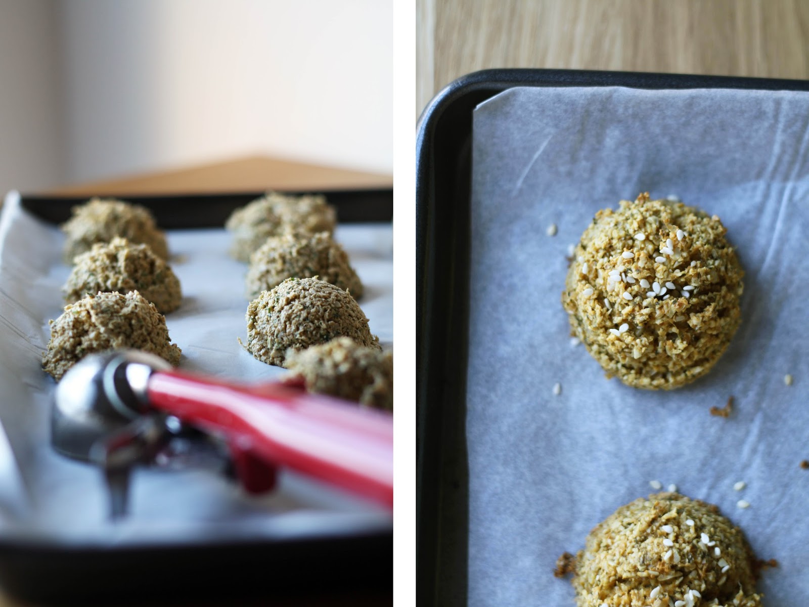 Easy Sunflower Seed Falafels with Chimichurri | Sevengrams