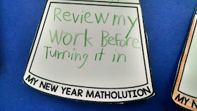 Student matholution: "Review my work before turning it in."
