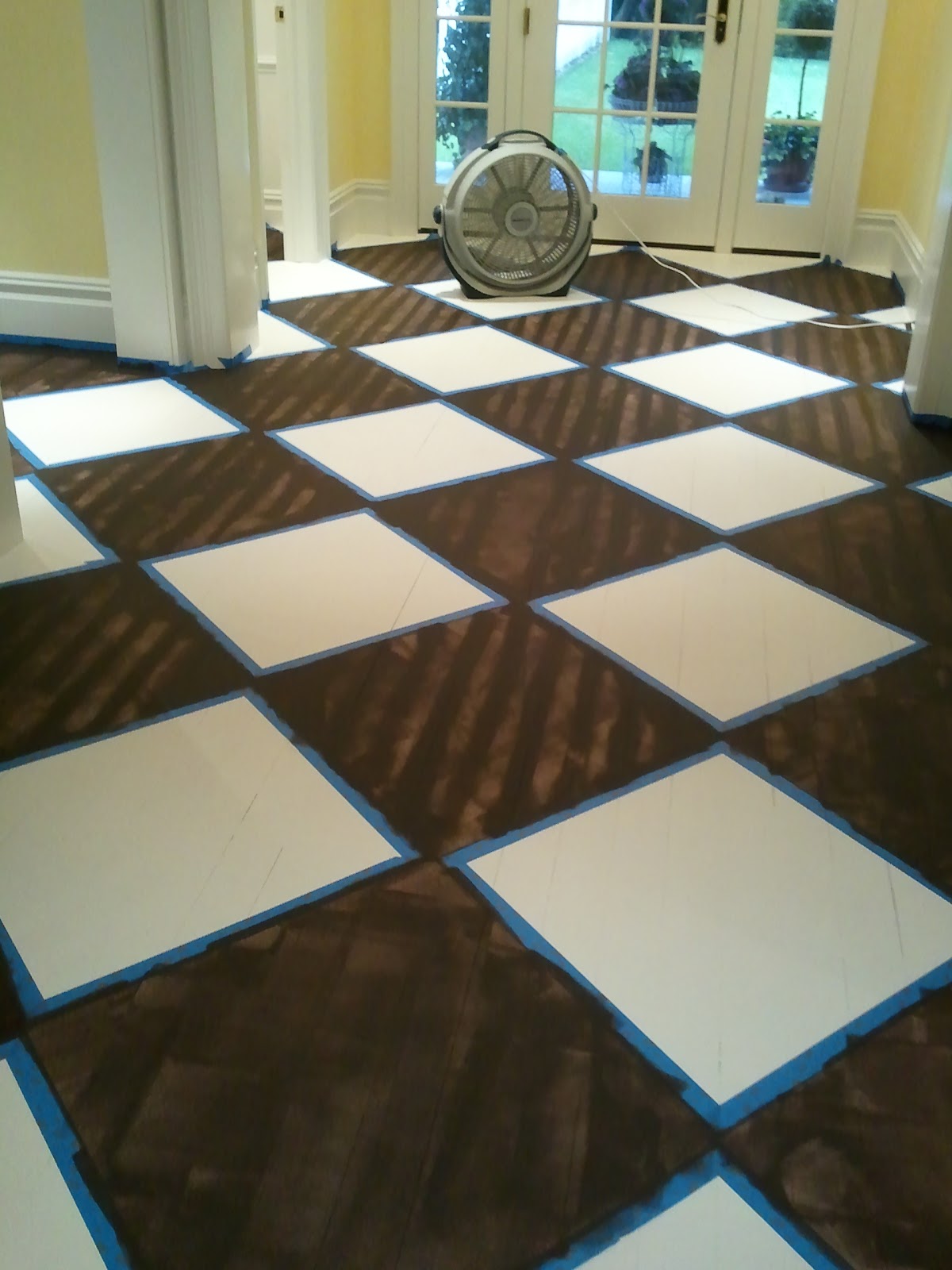 Bella Terra Designs Faux Finishes How To Paint A Checkerboard Floor Bella Terra Designs Faux Finishes How To Paint A Checkerboard Floor