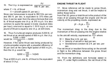 model aircraft: ENGINE THRUST ON THE TEST BENCH