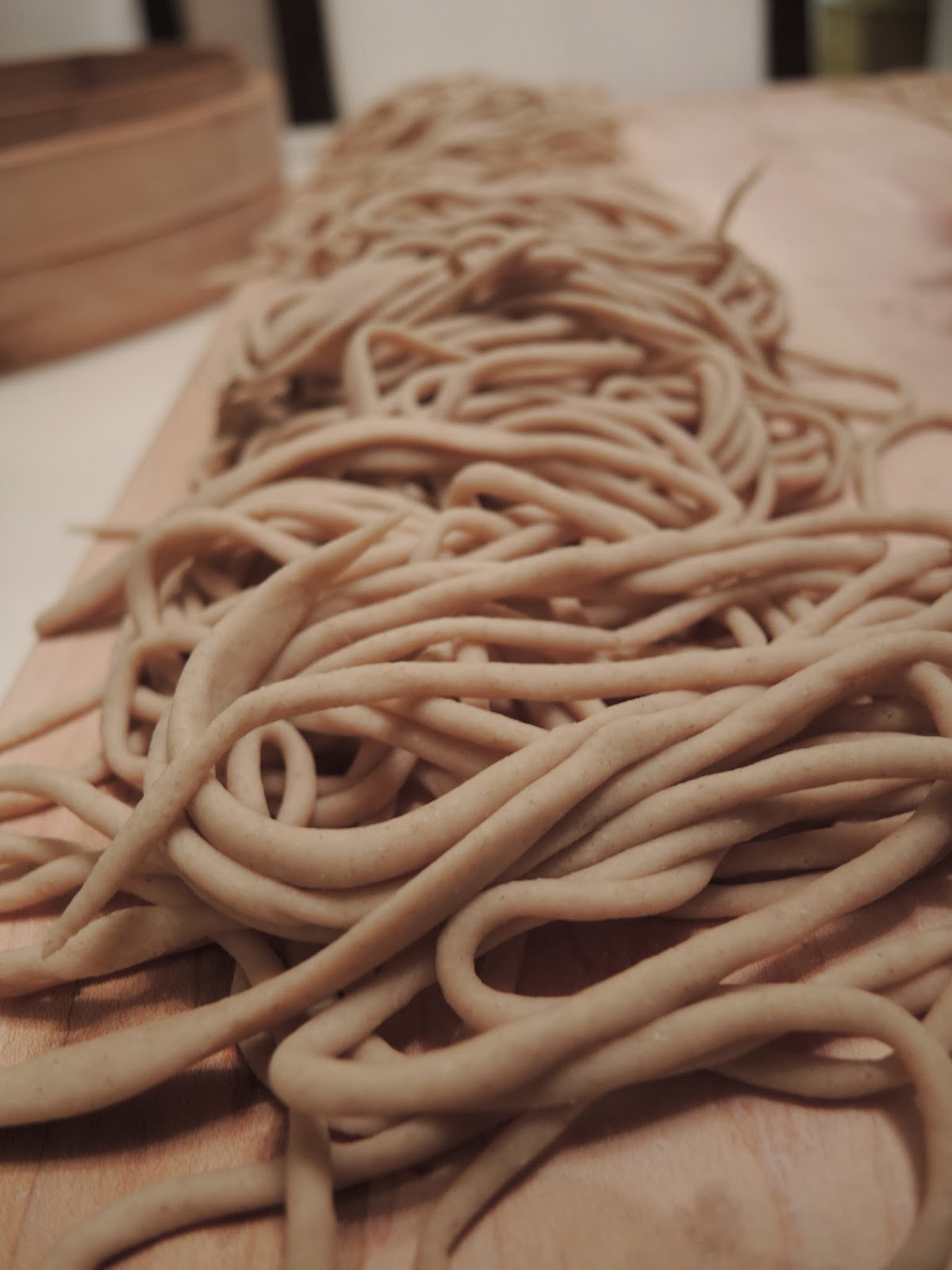 Woman VS Food Handrolled Oat Flour Noodles Not your typical noodle