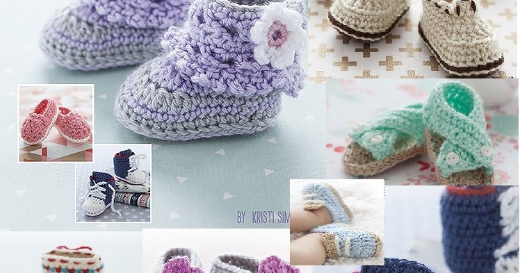 Modern Baby Booties Crochet Patterns, Sandals, Sneakers & More!