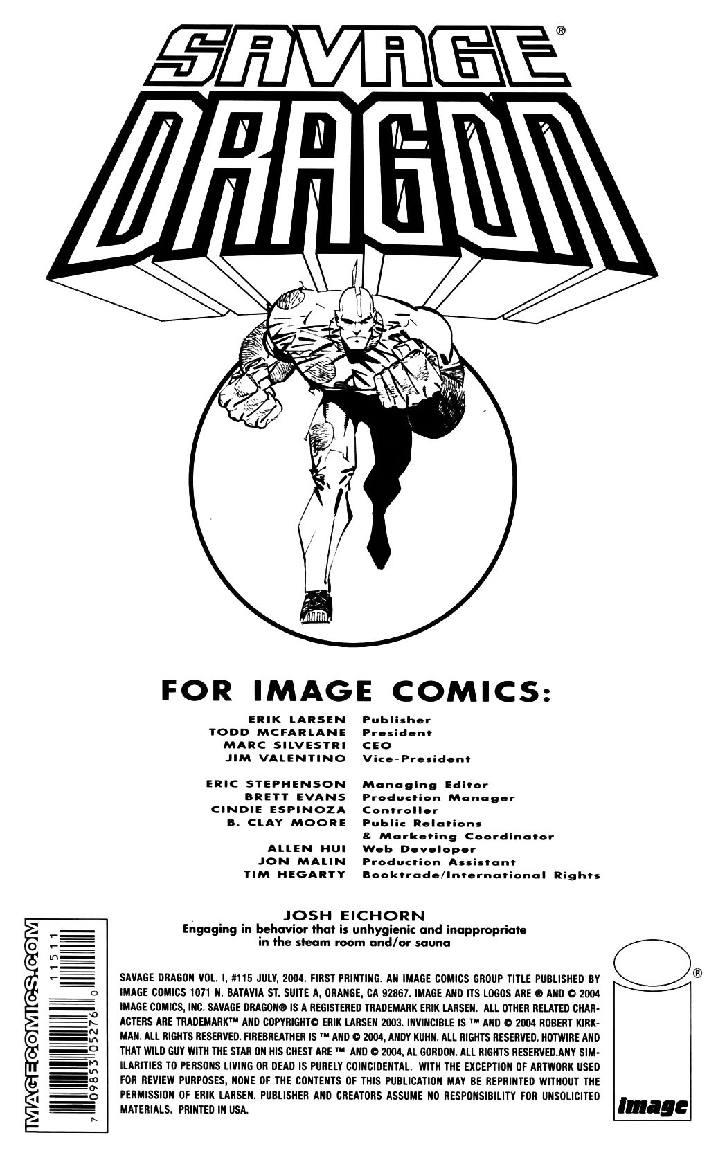 Read online The Savage Dragon (1993) comic -  Issue #115 - 2