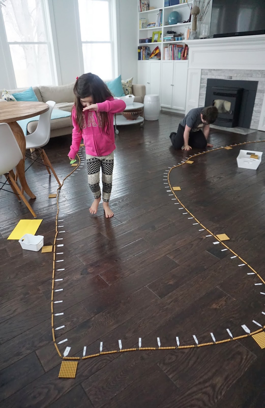 Montessori Bead Chains DIY Printable Beads, Use and Storage Ideas