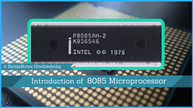 Microprocessor-8085
