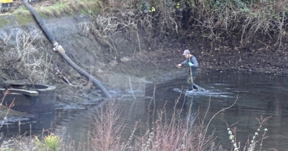 Draining of the Filter Beds at Seething Wells