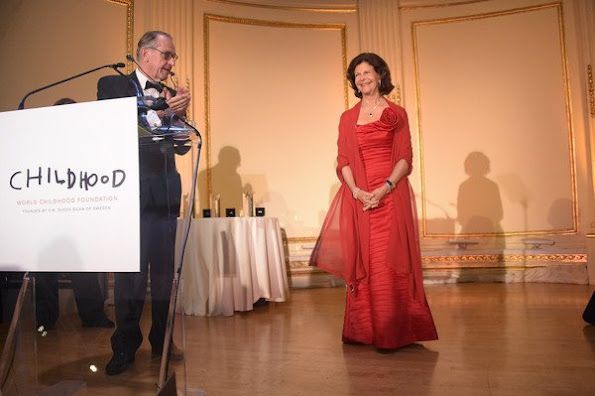 Queen Silvia and Queen Rania attend World Childhood Foundation USA ThankYou Gala 2015