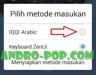 Menulis Bahasa Arab di Hp Android
