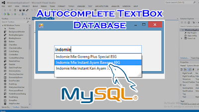 Membuat Autocomplete TextBox Dari Database Pada VB.Net