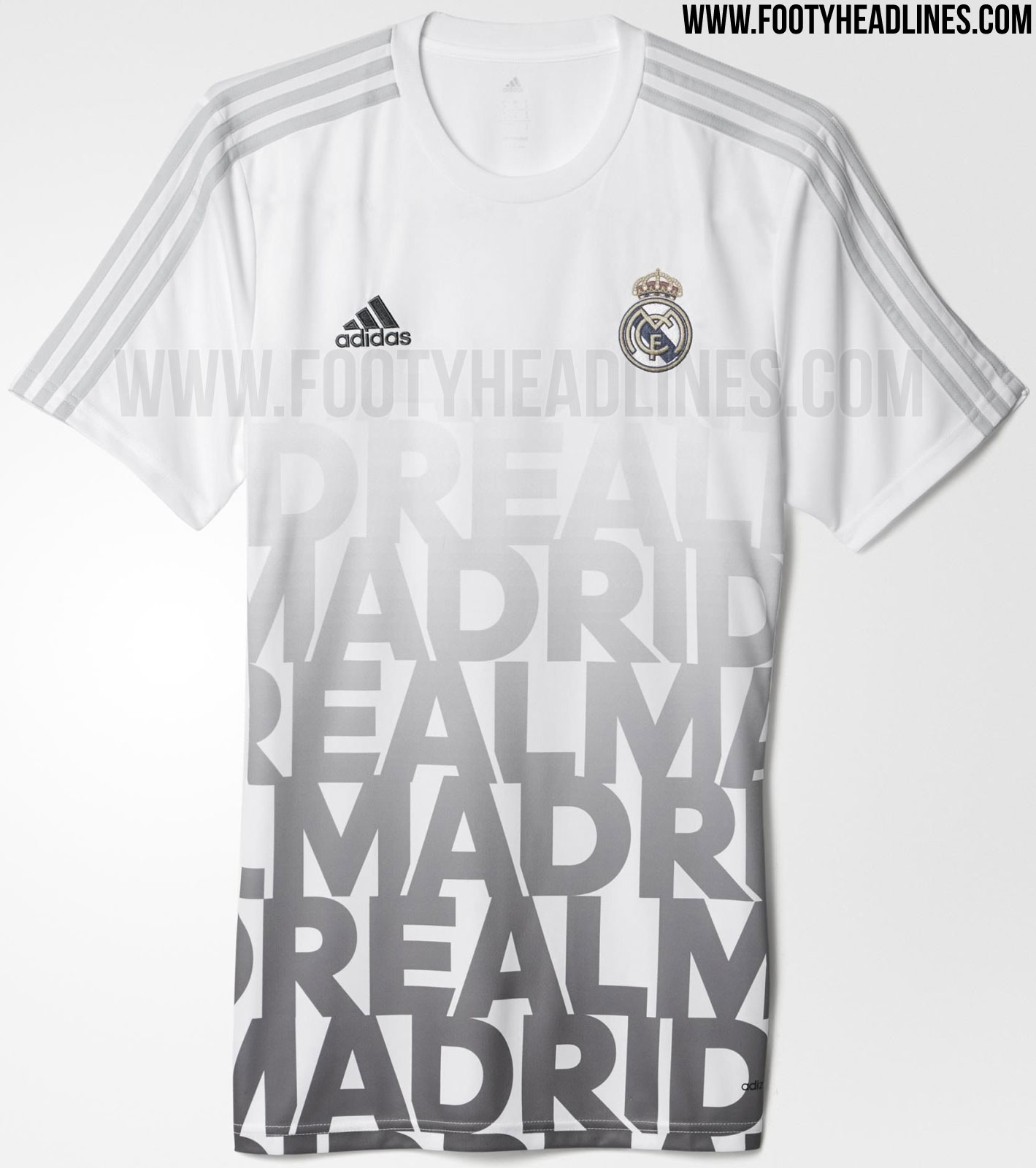 Real Madrid 2016 AufwärmTrikot veröffentlicht Nur Fussball