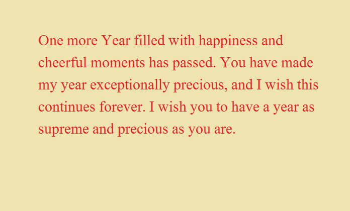 Happy New Year Messages