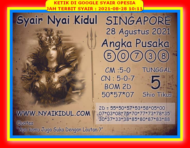 1 New Message Kode Syair Singapore 28 Agustus 2021 Forum Syair Togel Hongkong Singapura Sydney