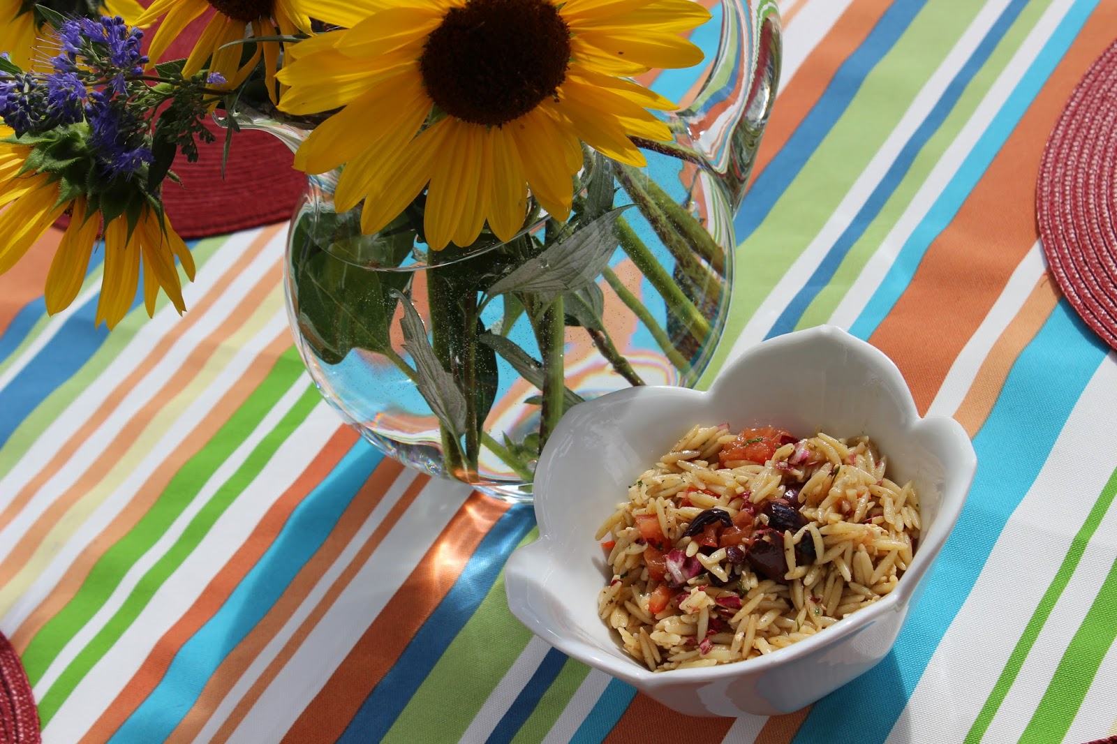 Front Range Fork And Cork Orzo Salad With Everything And