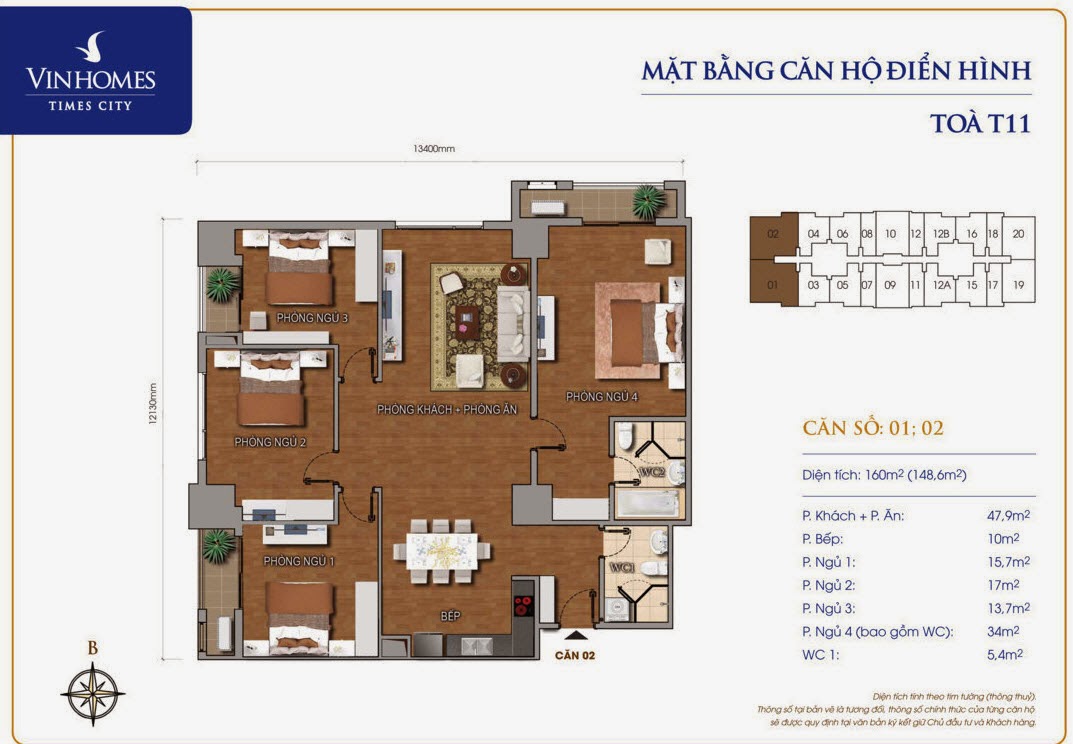 chung cư times city t11