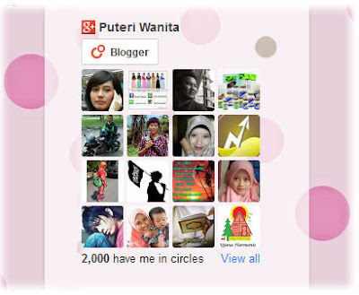 Google Plus G+ Follower Sudah 2000. Terima Kasih Buat Semua