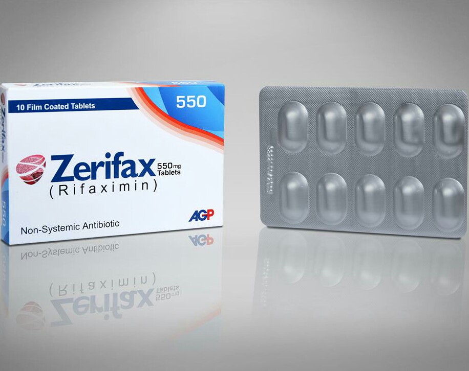 Zerifax (Rifaximin) 200mg/550mg.