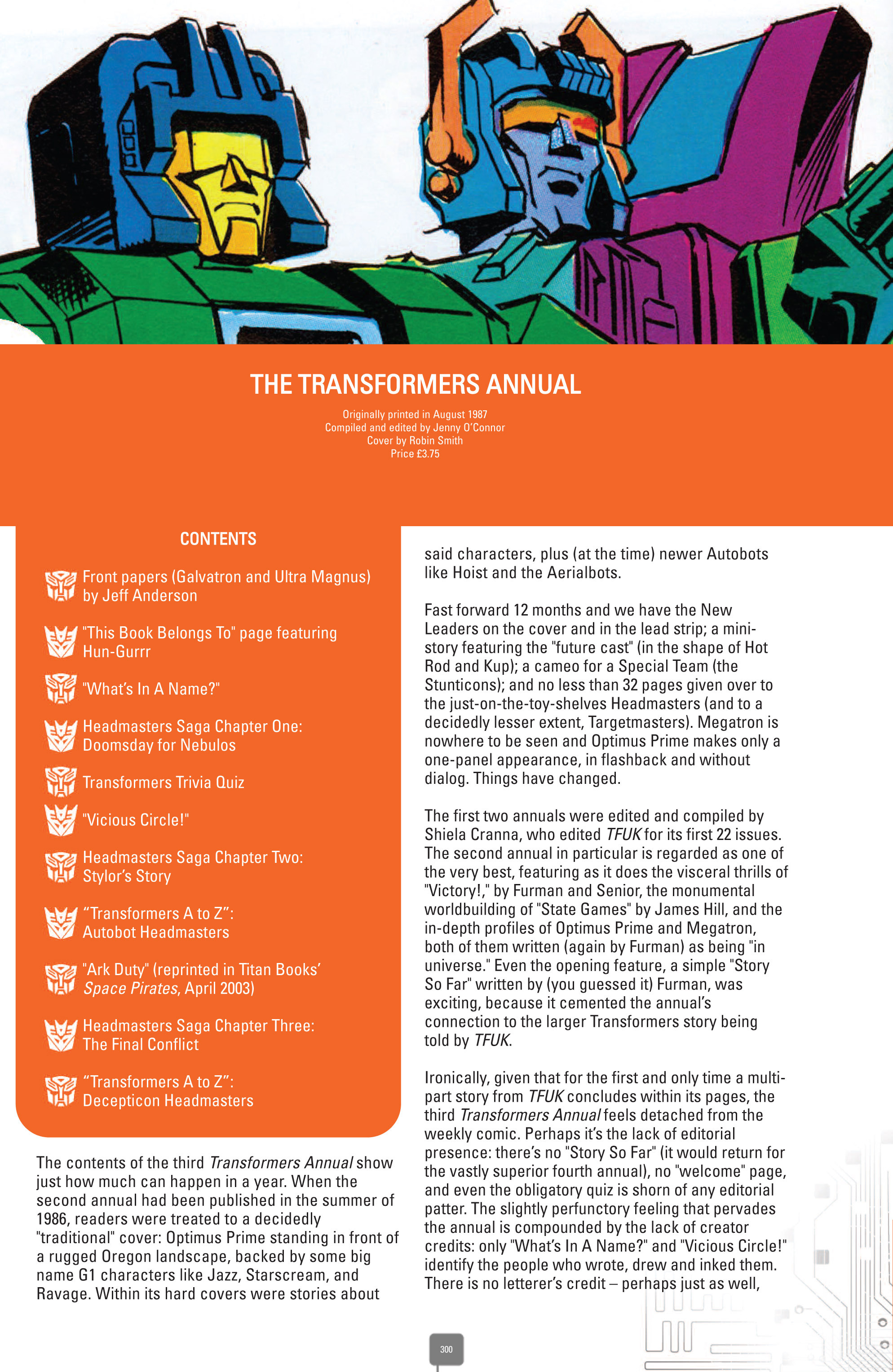 Read online The Transformers Classics UK comic -  Issue # TPB 4 - 300