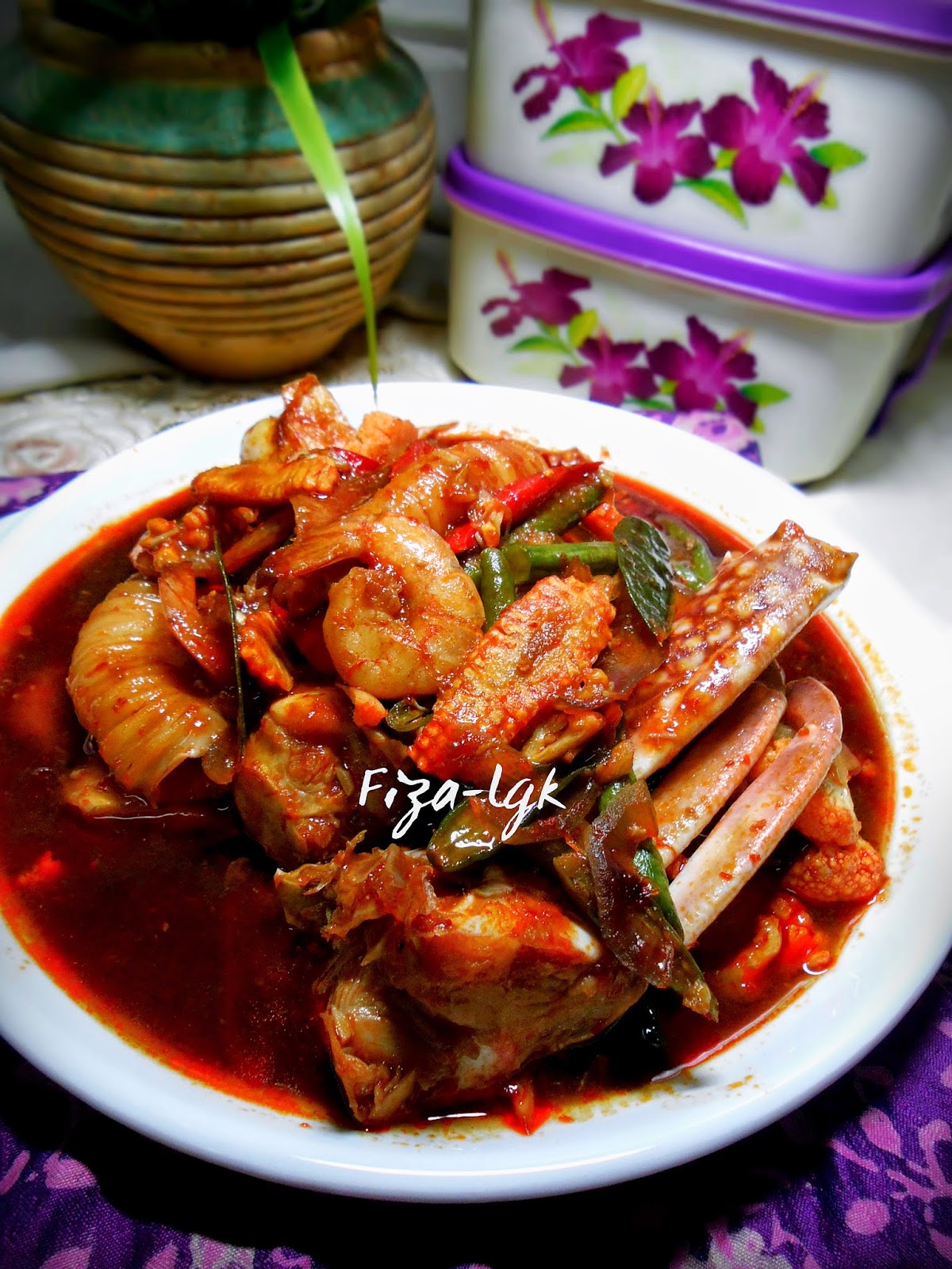 Paprik Seafood Fizas Cooking