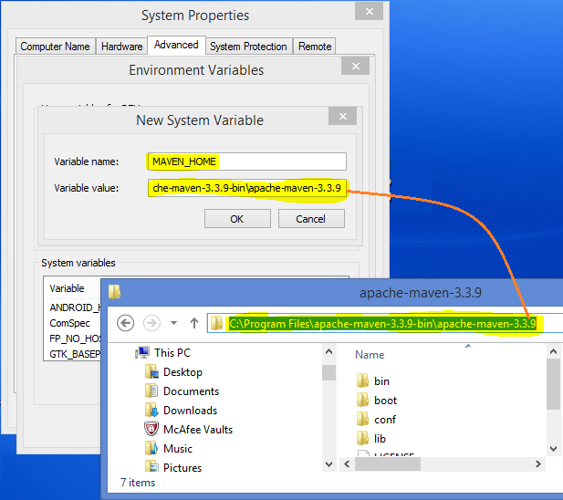 Maven installation and set path on Windows OS Automation Home