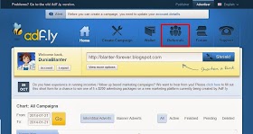 Cara Terbaru Memasang Iklan Adf.ly di Blog