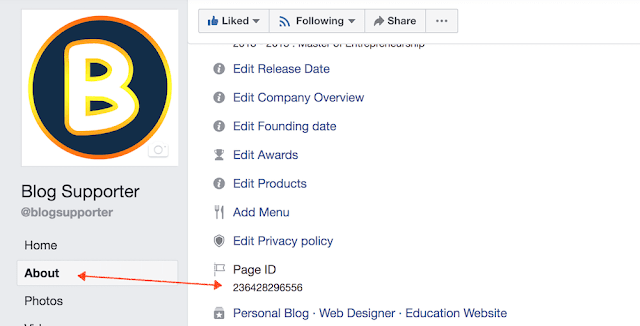 Facebook Page ID