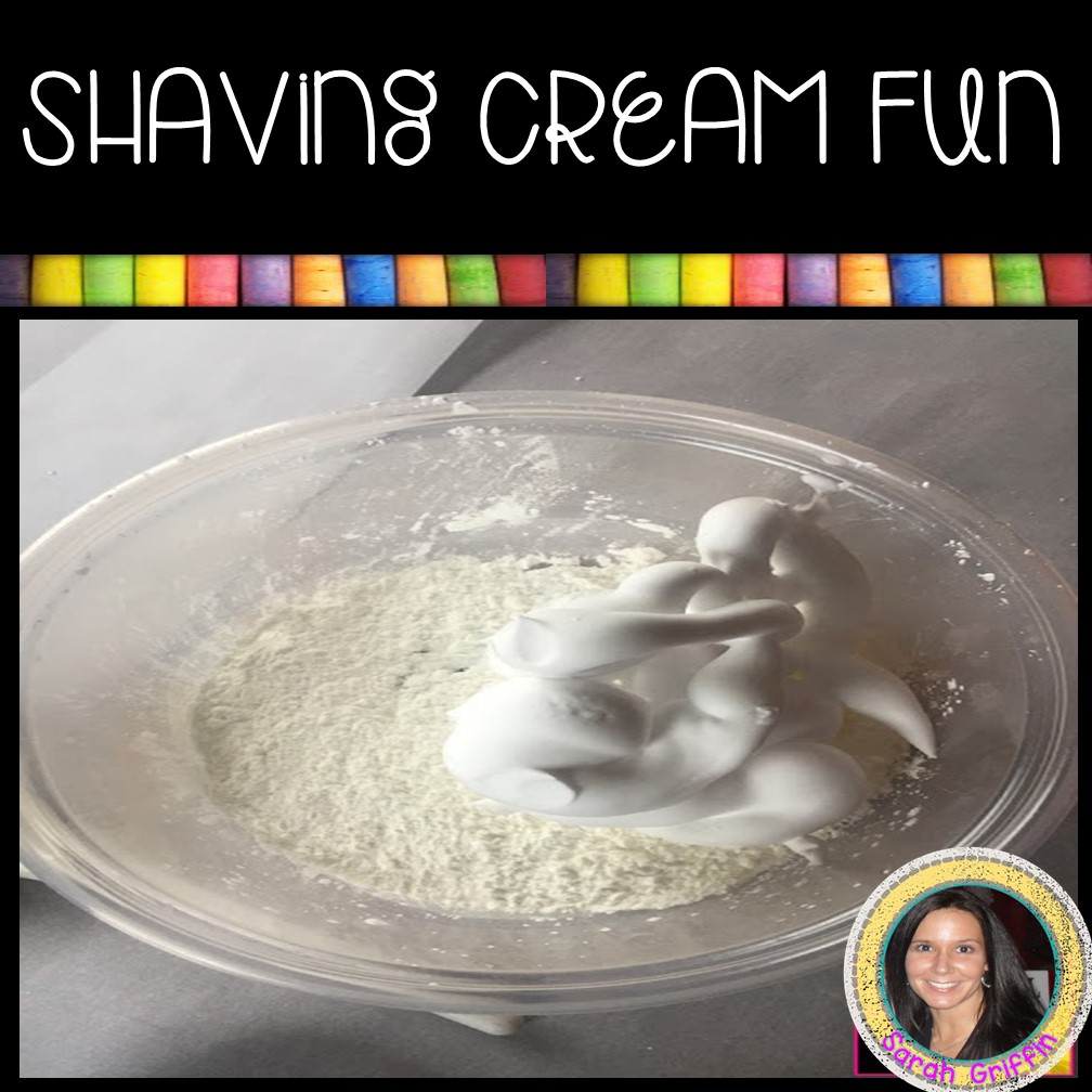 Daughters and Kindergarten Shaving Cream Playdough