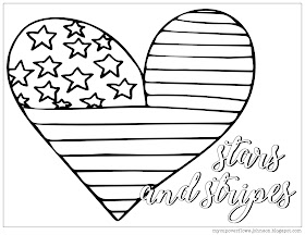free coloring pages for the 4th of July Independence Day