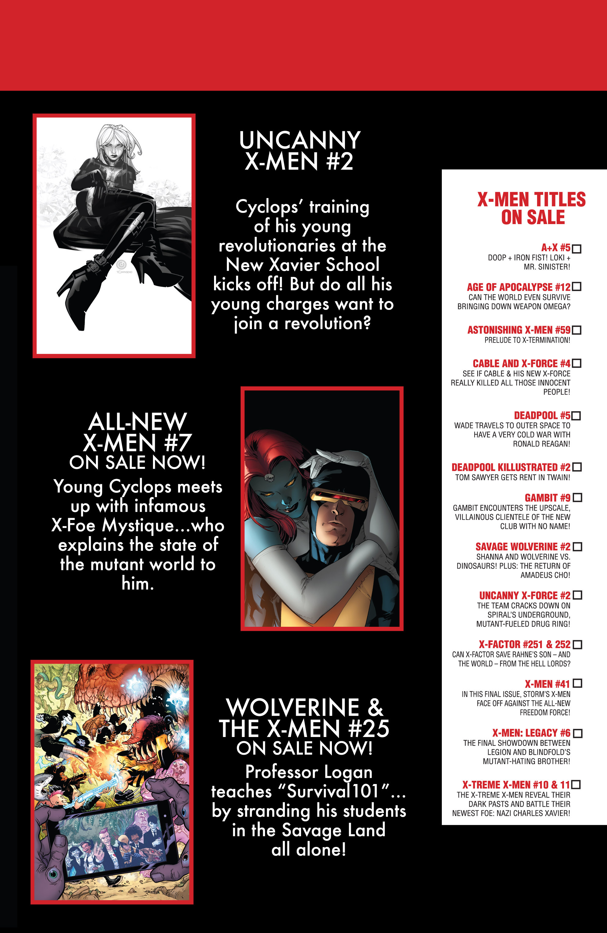 Read online Uncanny X-Men (2013) comic -  Issue #1 - 22