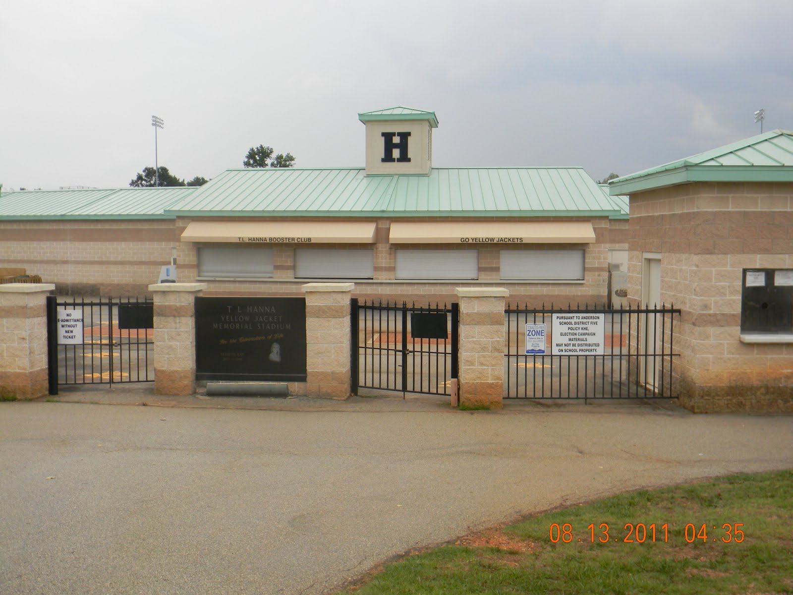 High School Stadium Blog TL Hanna High School, Anderson, SC