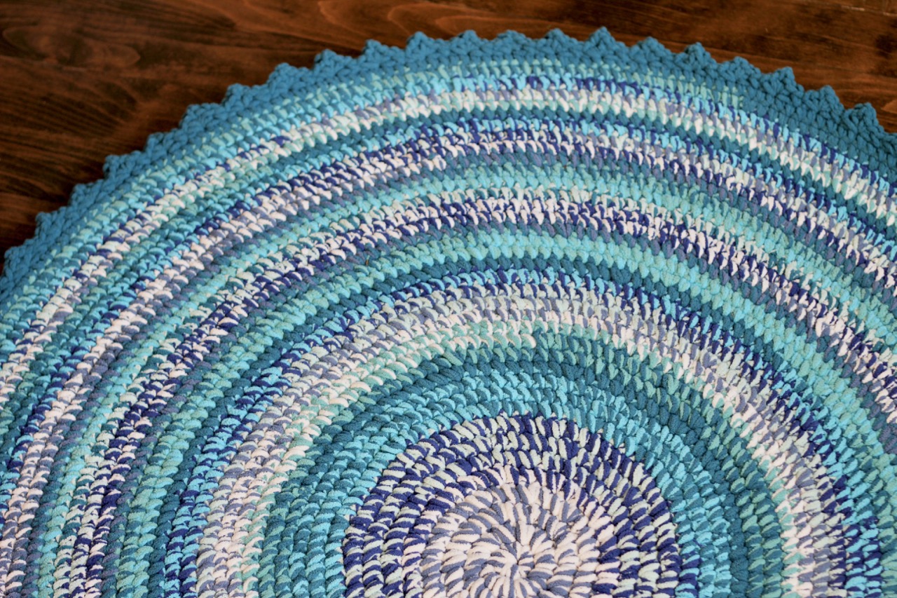 Grow, Knead, Pickle, & Sew Tummy Time Nursery Rug Free Crochet Pattern