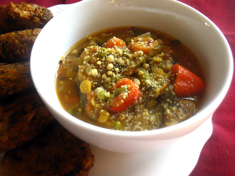 Spicy South Indian Tamarind Vegetable Soup Lisa's Kitchen