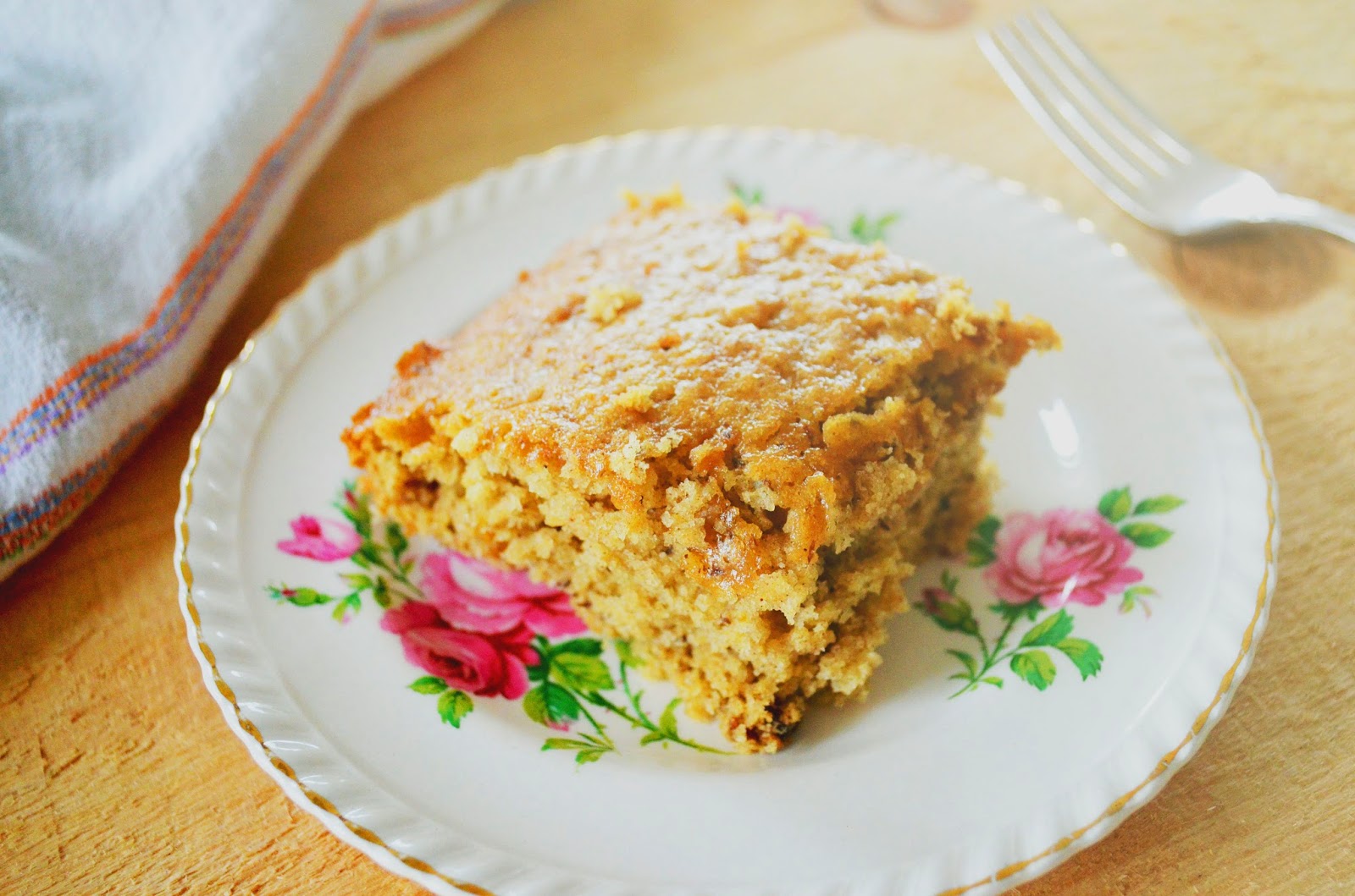 Woman in Real Life Maple Syrup Ginger Breakfast Cake