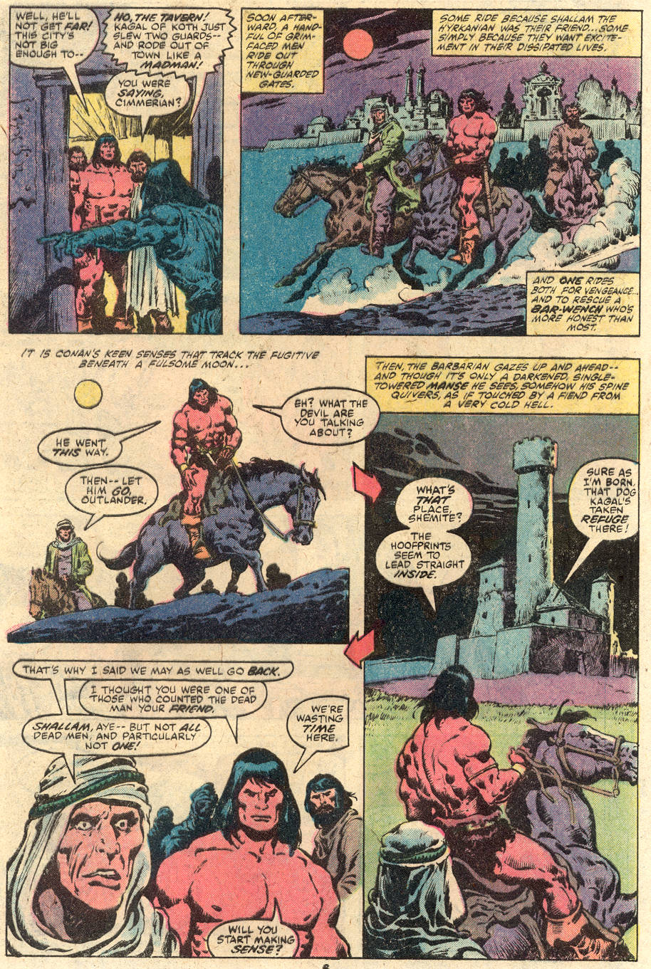 Read online Conan the Barbarian (1970) comic -  Issue #114 - 6