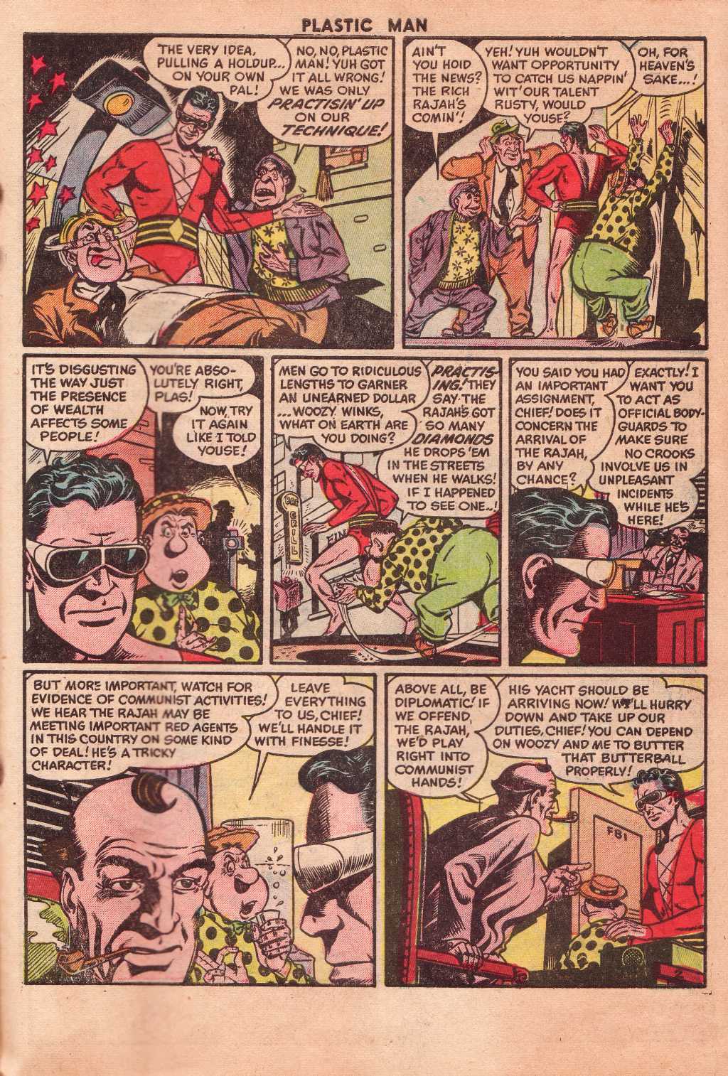 Read online Plastic Man (1943) comic -  Issue #41 - 28