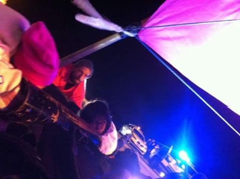 0 Activists blockade London Stansted Airport runway to stop deportation flight to Nigeria and Ghana