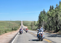 POW-MIA Ride strung out behind us