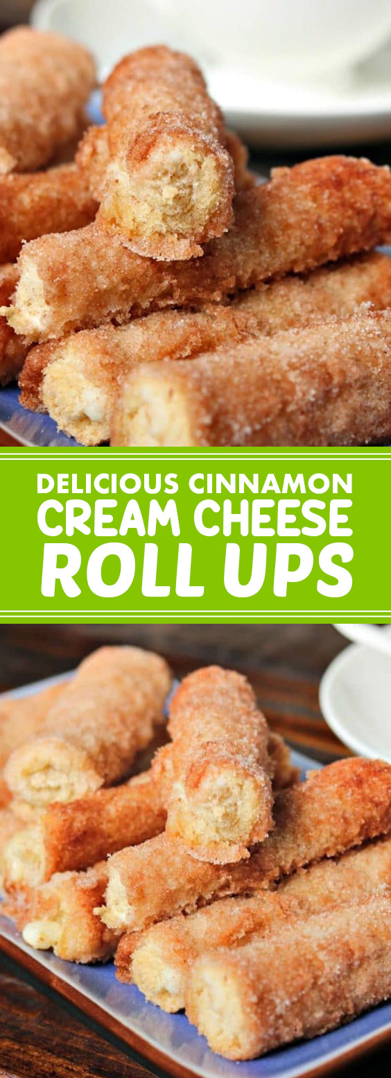 Delicious Cinnamon Cream Cheese Roll Ups dessert rollups