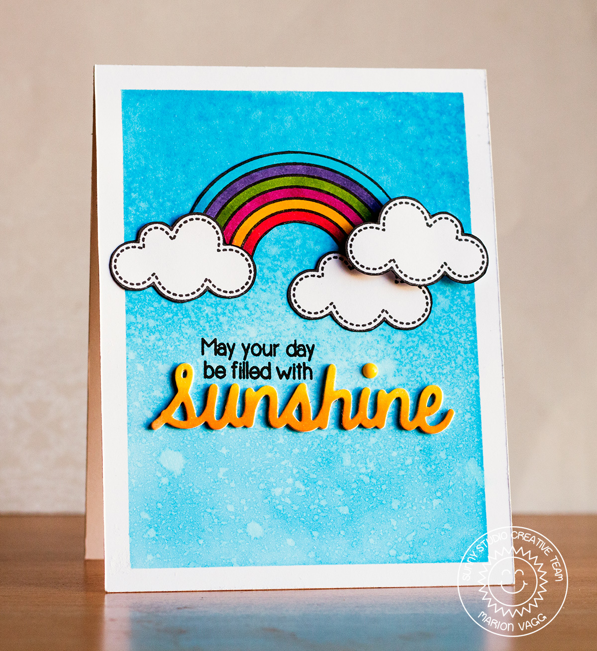 Sunny Studio May Your Day be Filled with Sunshine Card by Marion