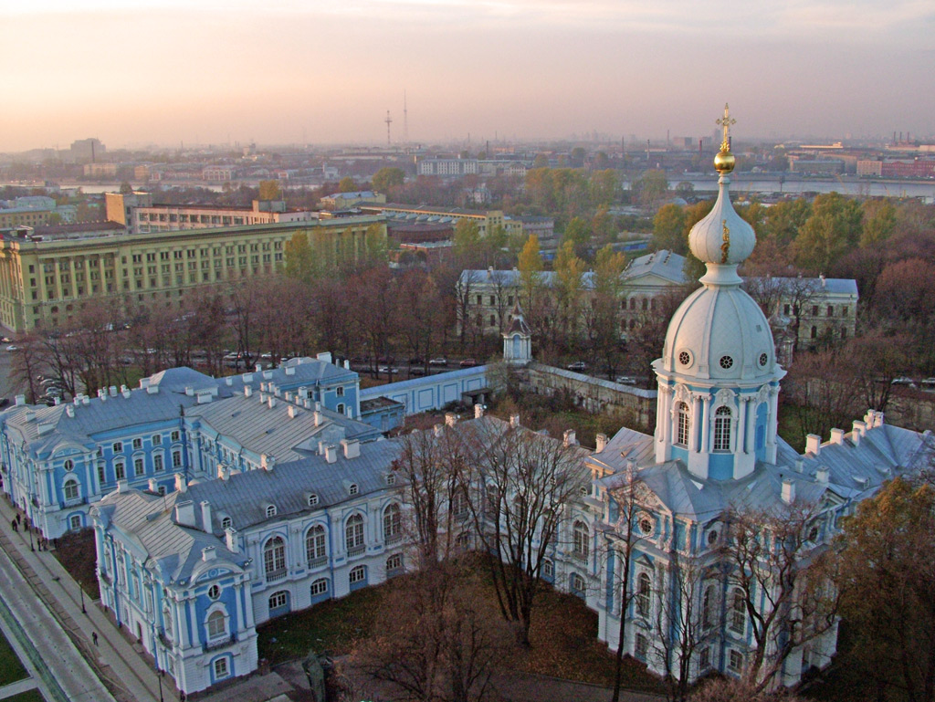 Ансамбль Смольного монастыря Растрелли