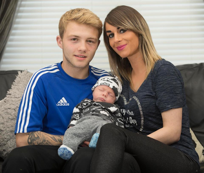 A 31-year-old mum from County Durham in North East England has told of how she met a 16-year-old boy on Facebook and they became lovers. Now they have gone way beyond that, to become parents to a newborn baby and she describes them as a "happy family". Kathleen Martin met Jack Fucile on Facebook in June 2015, after he offered to help sort out her garden. Despite being only five years older than her oldest child, they began a sexual relationship and after 7 months together, she discovered she was pregnant.