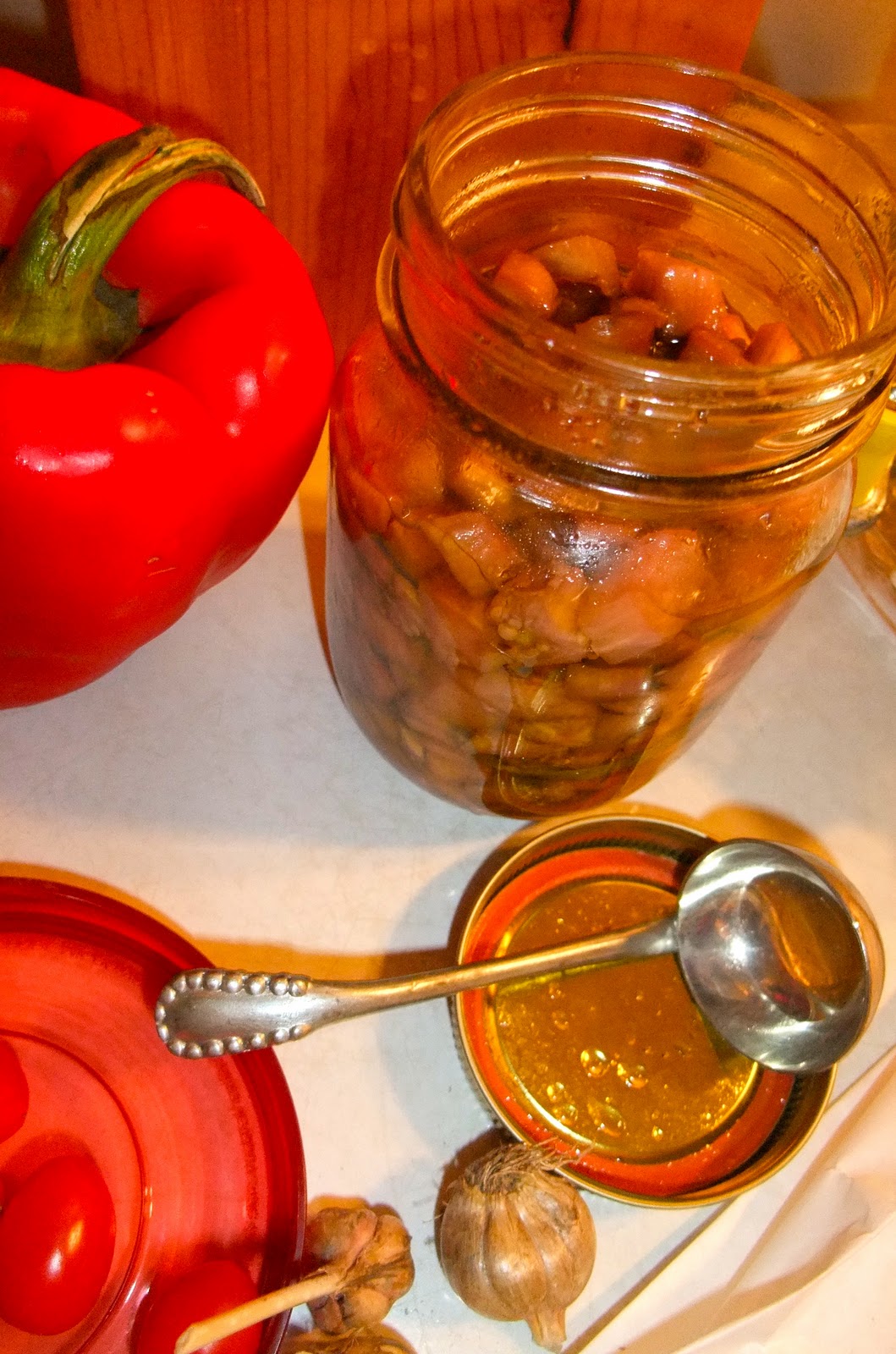 Preserved and Pickled PRESERVED EGGPLANT ITALIAN STYLE